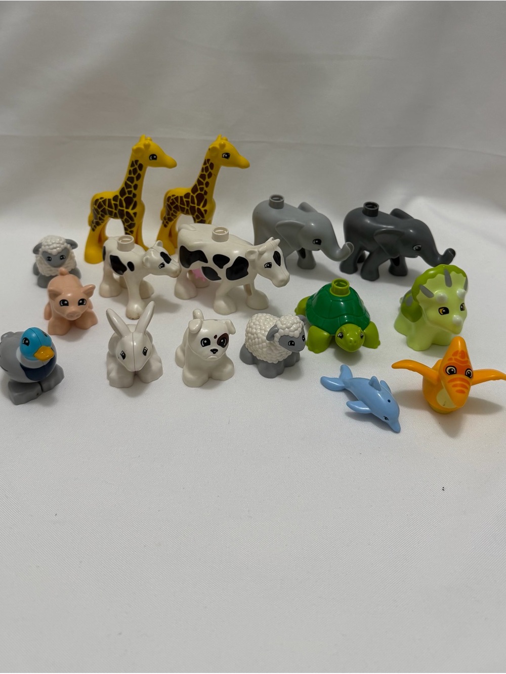 Lego Animal Friends Bundle - Yellow, White, Gray, Green, Blue, Orange